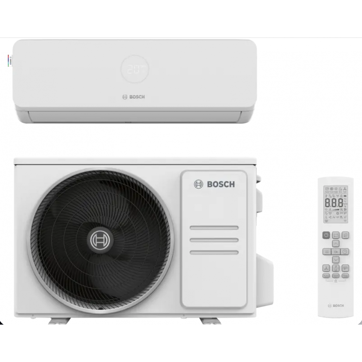 Šilumos siurblys Bosch oras-oras Climate CL5100i-Set 25 HE Šildymo galia 3,0 kW, Šaldymo galia 2,8 kW 7733703786-7733703787 Šilumos siurblys Bosch oras-oras Climate CL5100i-Set 25 HE Šildymo galia 3,0 kW, Šaldymo galia 2,8 kW 7733703786-7733703787